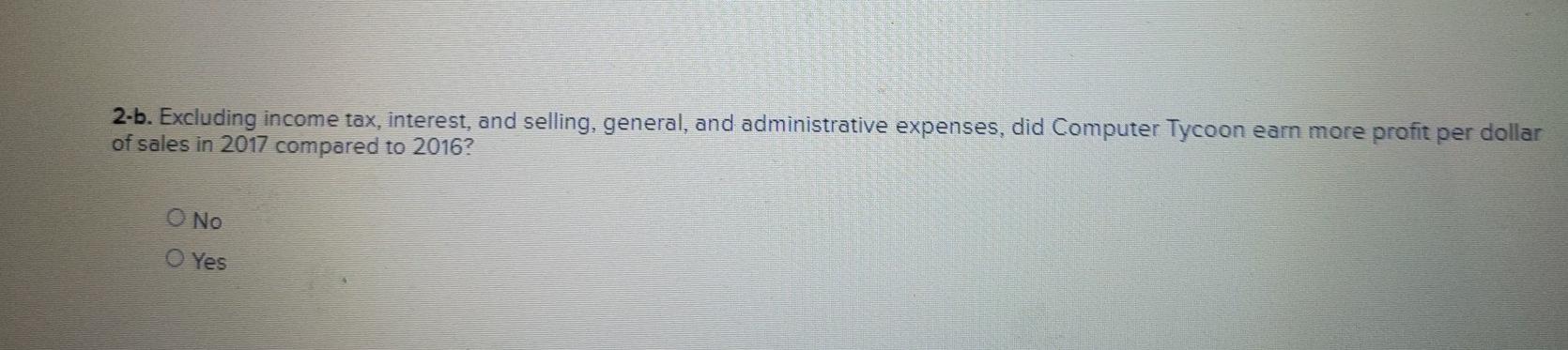 2017. Let's see whether these changes are reflected in the income statement