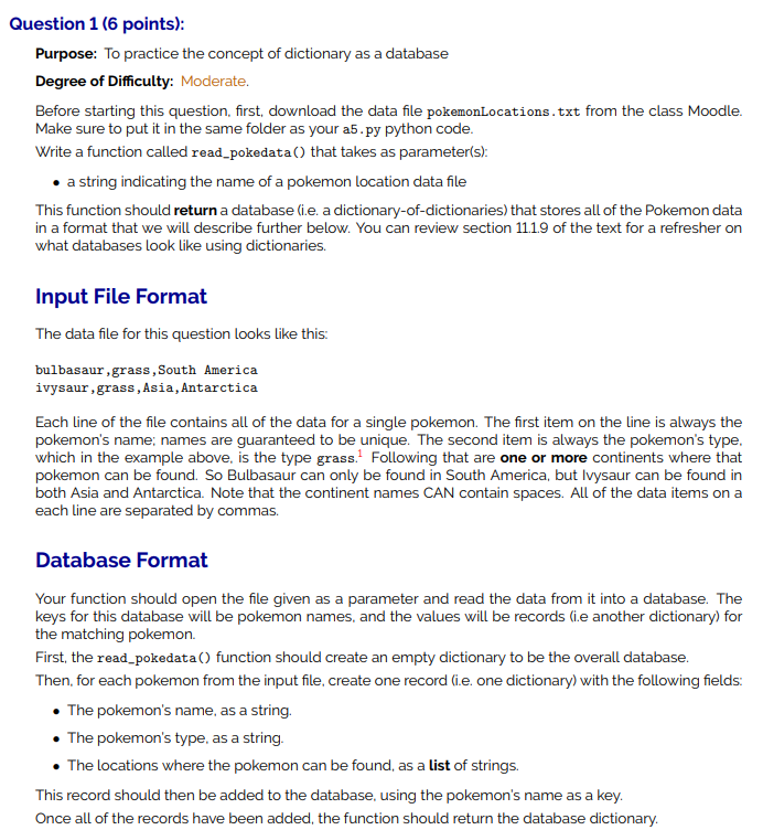 Pokemon are classified into different 'types such as grass, fire or electric.