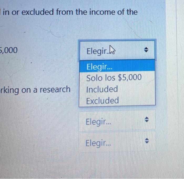 from the income of the recipient in 2020: A scholarship for $6,000