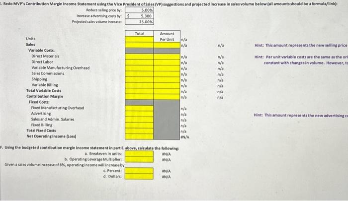 vou wil afferentiate betwees variable couts and fised couts and calculate iss