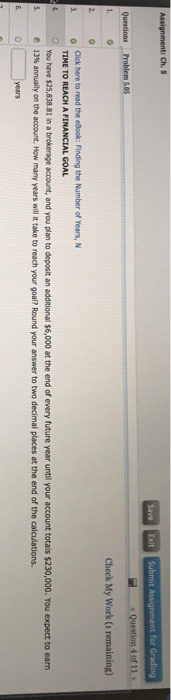  Complete number 4 and finish B from number 5 please Ch.