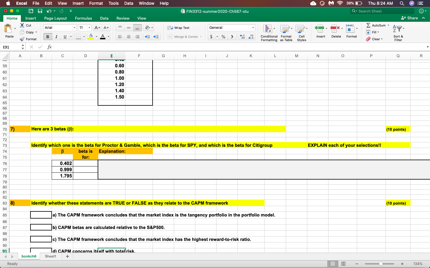 I need help with question 7 that is shown in the