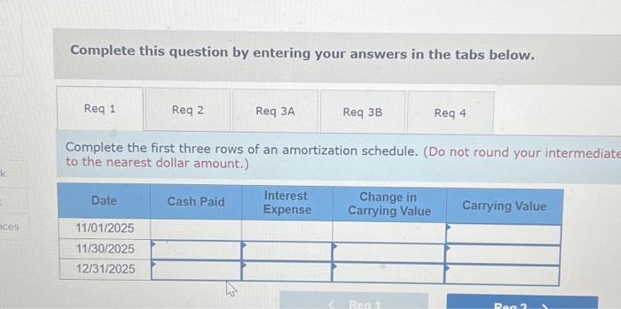tabs below. Calculate the remaining balance of the note payable as of