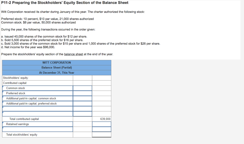 At the end of the year, the records of NCIS Corporation provided