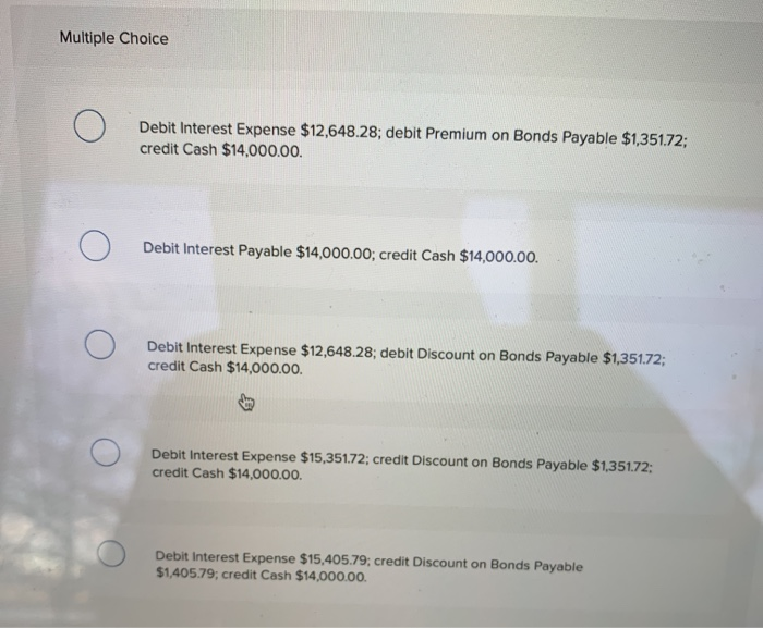 interest method of amortization. On January 1, a company issues bonds dated