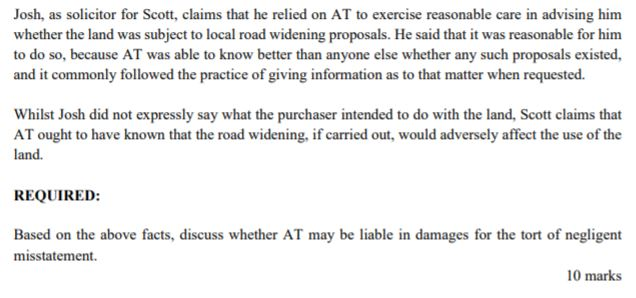 for the purchase of a property ("land) on the corner of Morrison