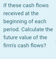 assume that the firm's opportunity cost is 20%. Year Amount 1 $5,000