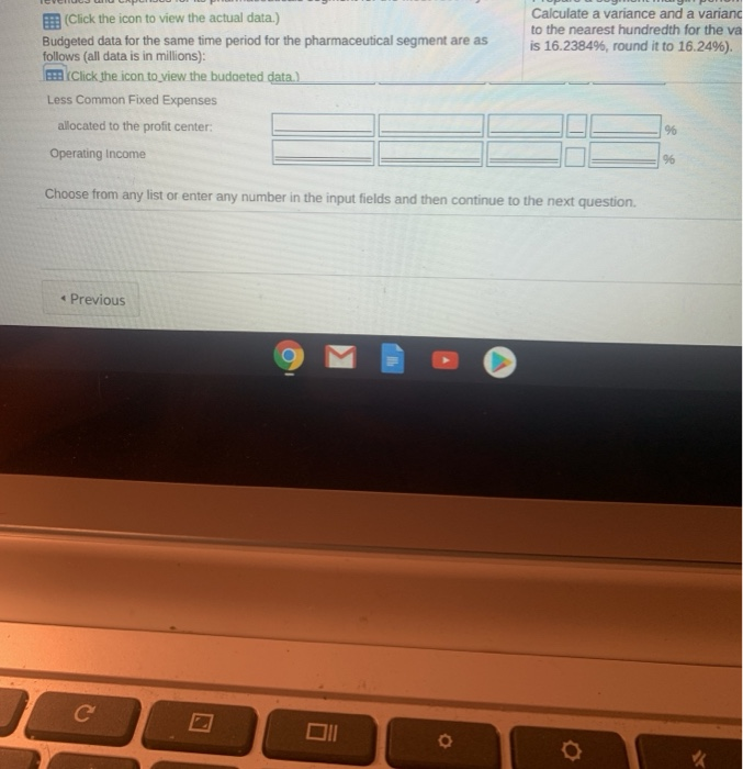 Less Variable Expenses Variable Cost of Goods Sold Variable Operating Expenses Choose