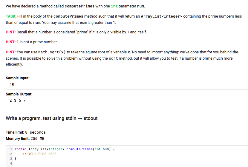 with two int[] parameters sortedNums 1 and sortedNums. You can assume sortedNums