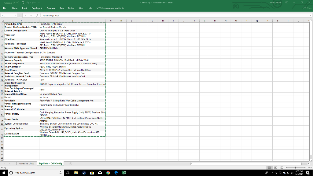 configurations in the business world. Up until the cloud, companies had to