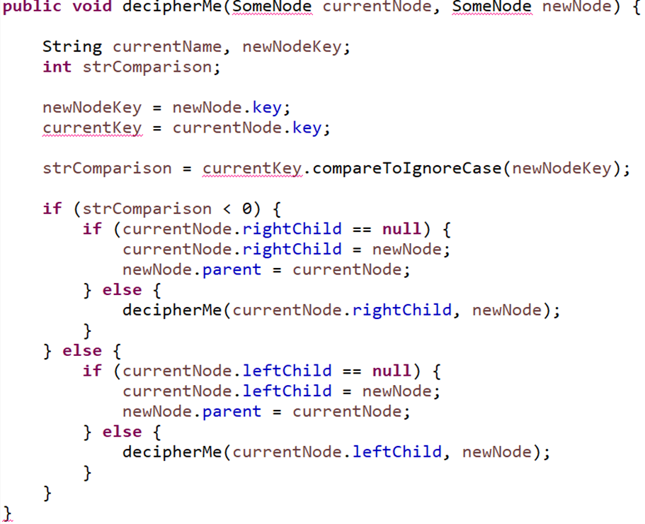 Analyze the snippet of code below. Identify the data structure used in