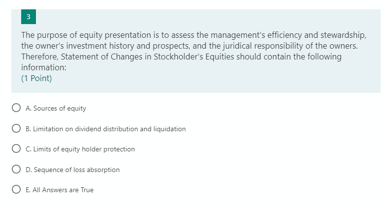 A. The statement is true if accounting is based on the perspective