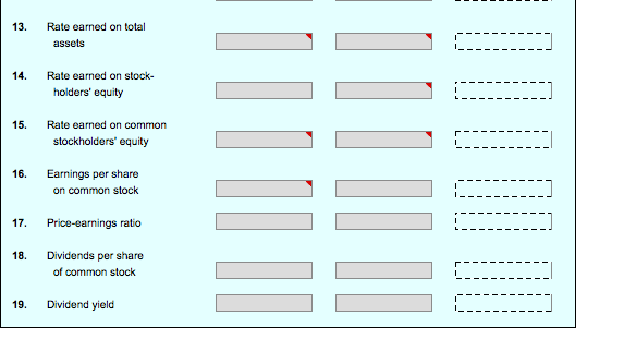 swers are entered in the cells with gray backgrounds lls with non-gray