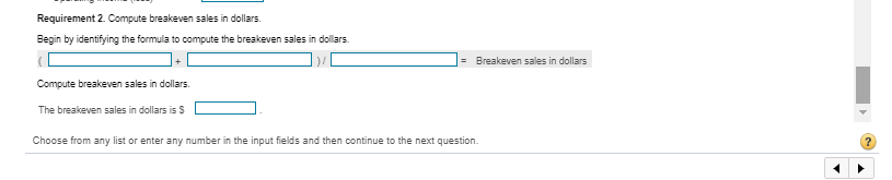 income statements at sales levels of $200,000 and $420,000. (Hint: Use the
