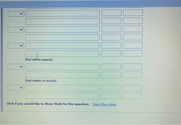 events and transactions occurred during March. Mar. 1 Stockholders invested $55,500 cash