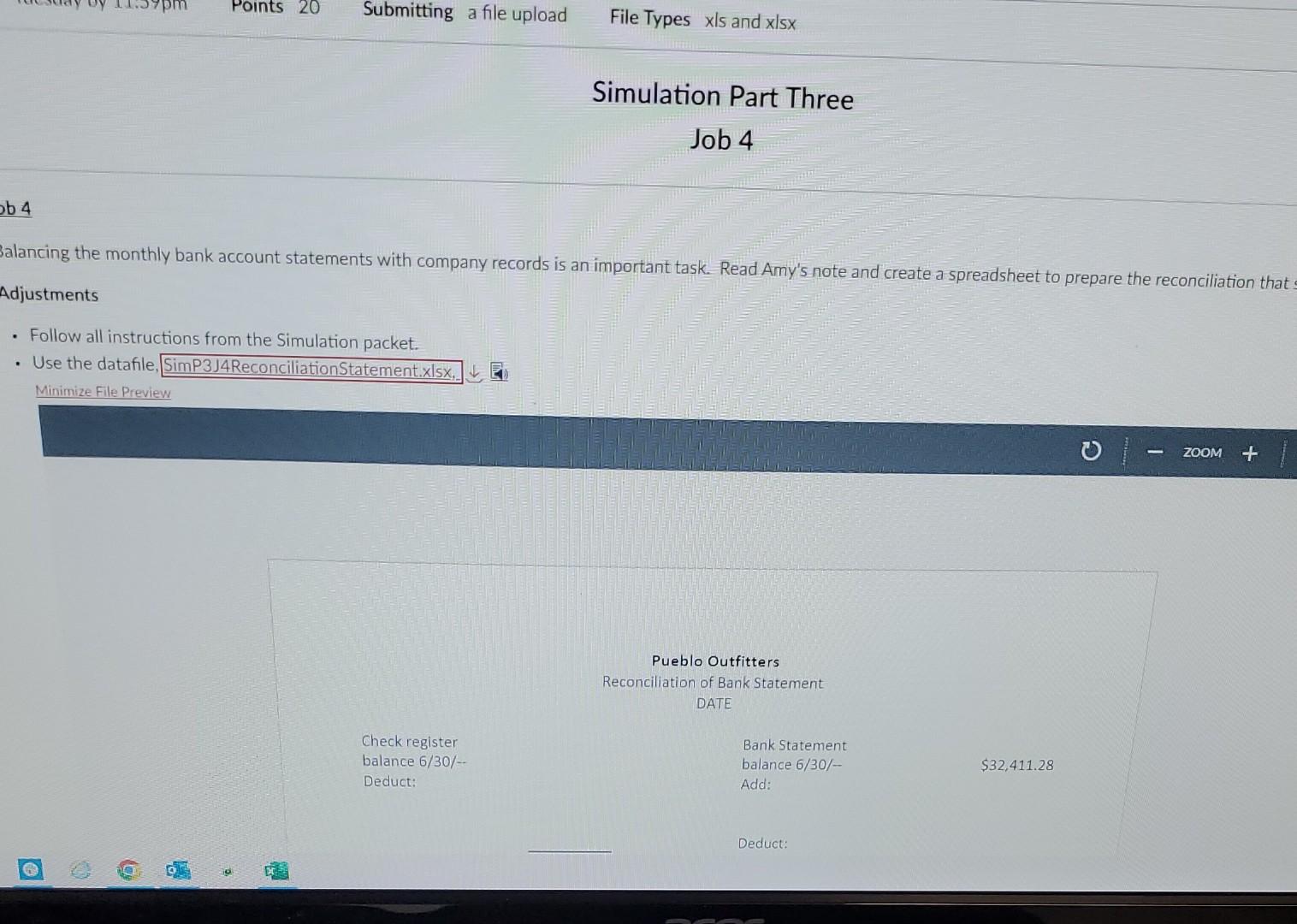 bank statement with our records for our money market account NO. 948725.