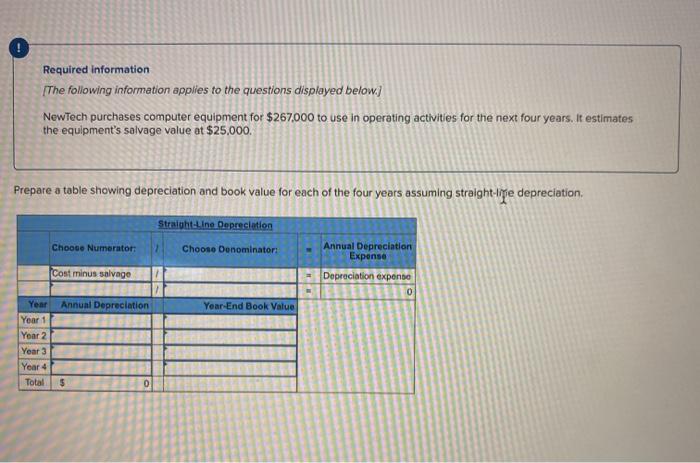 following information applies to the questions displayed below) Ramirez Company installs a