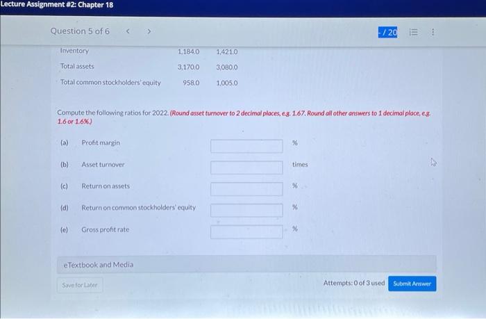 Noble are presented here. All balance sheet data are as of the