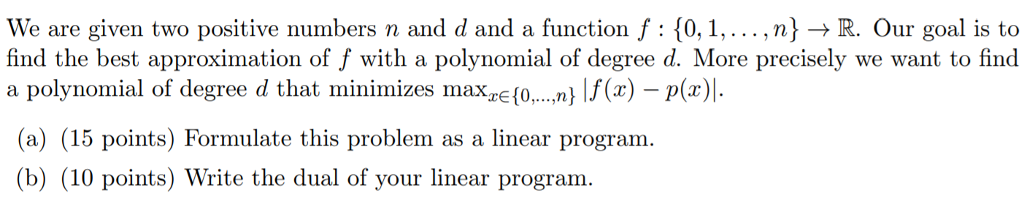 Hi there, I had a problem solving the following linear programming exercise,