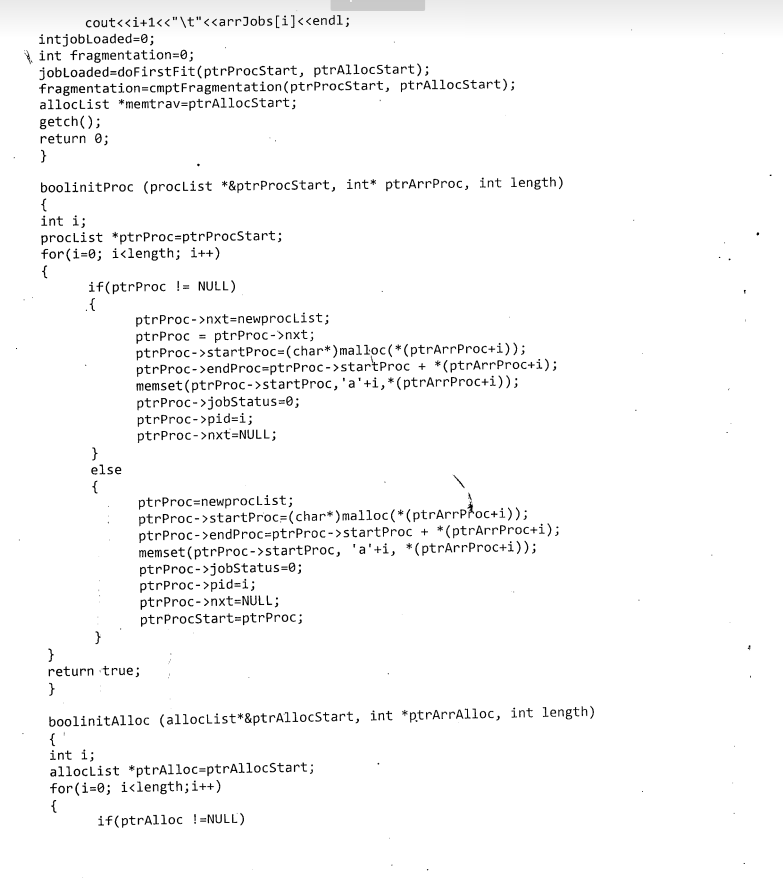 your own to implement the given Scheduling algorithm below: 1 Best-Fit 2.