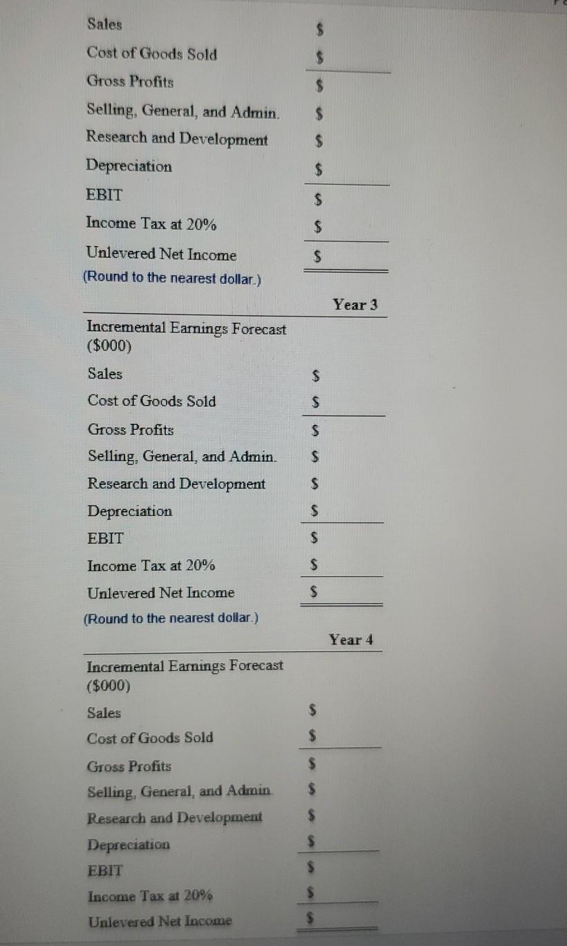 realistic It is unlikely that sales will be constant over the four-year
