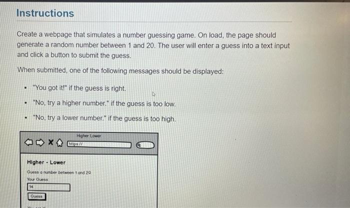 based on the given instructions please I need to see how can