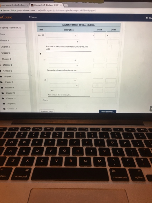 40.00 pFlag question Journal Entries for Merchandise Transactions on Seller's and Buyer's