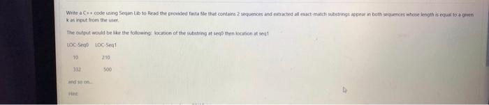  Write a C. code ning seem to Read the provided fanta