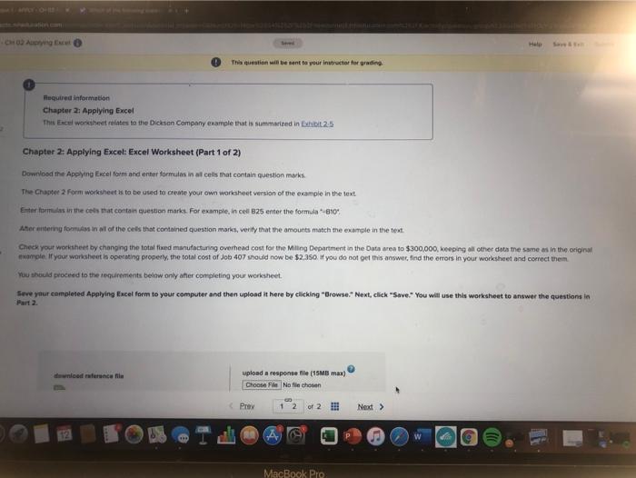  CHANGE This question will be sent to your instructor for grading