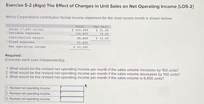 [LO5-1] Last month when Holiday Creations, Incorporated, sold 38,000 units, its sales,