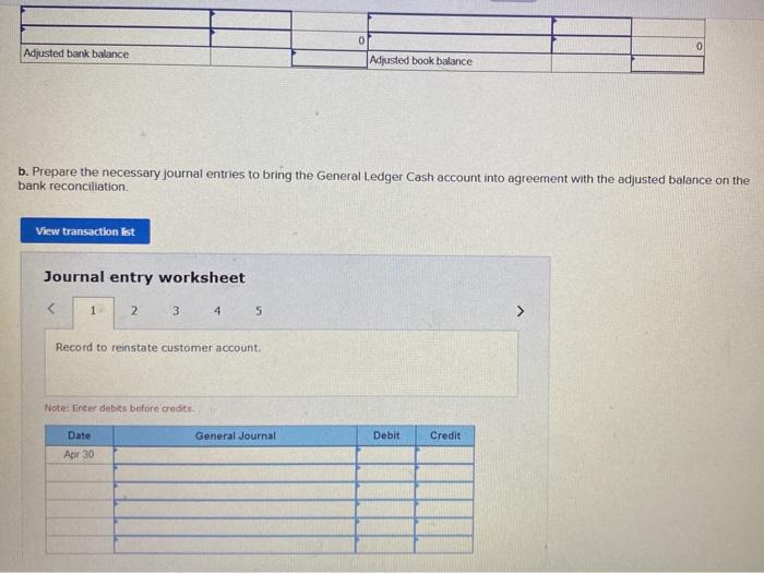statement balance $22,500 Book balance Add: Deposit of March ai in transit