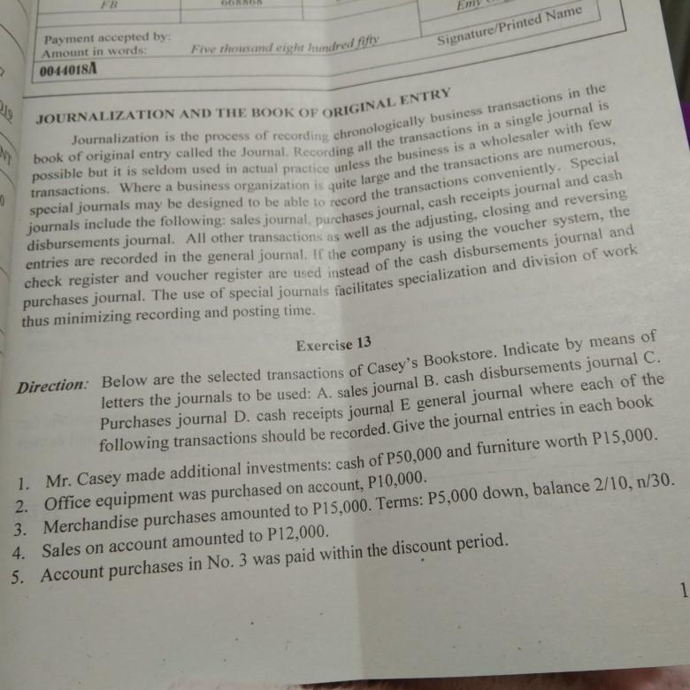 Answer numbers 1-15 with solution and explanation on how you get the