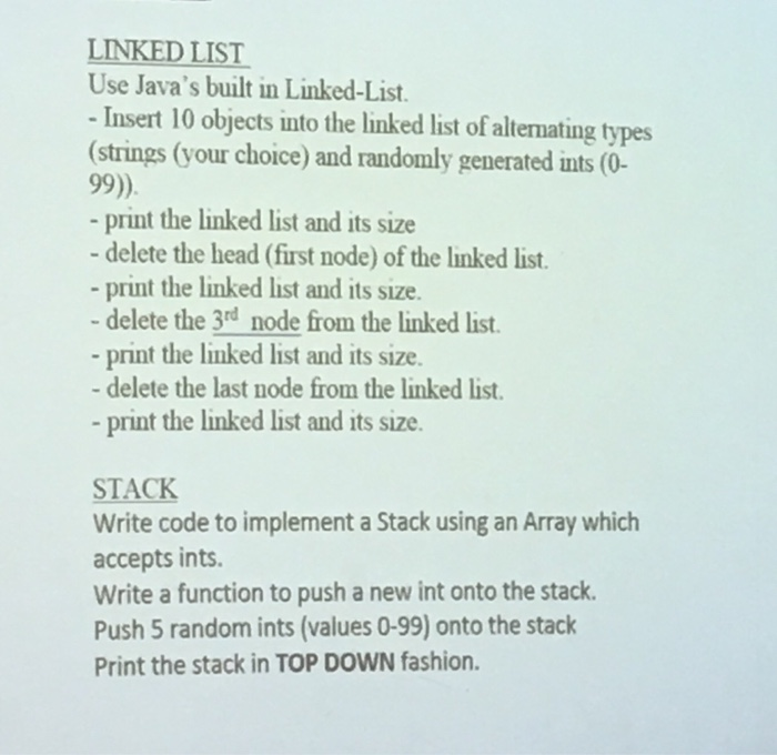  Please keep it simple and follow the instructions its for java