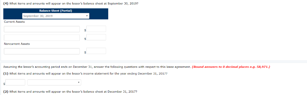 McKee Electronics, a lessee, for a computer system Inception date October 1,