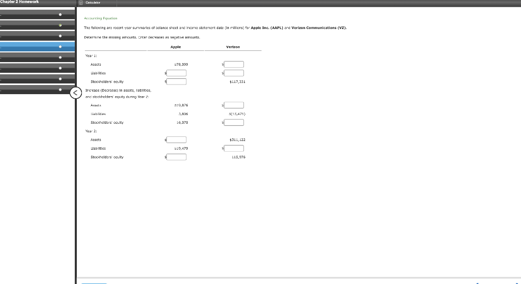  please include work if possible Chapter 2 Homework Clubeler Accounting Equation