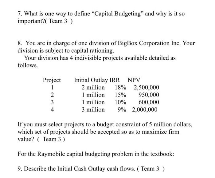 I need answer for 7,8 and 9 What is one way to