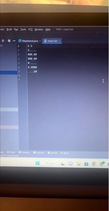 start position onto stack. 2) While it's not empty; 3) Pop from
