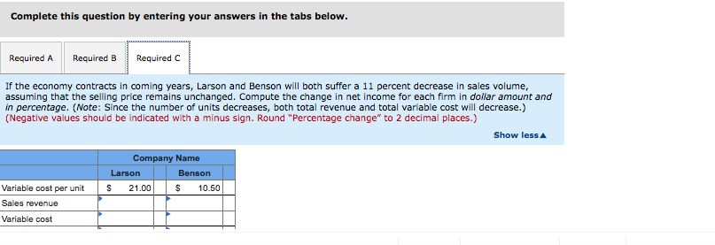 nervous, however, about future economic volatility. He asks you to analyze the