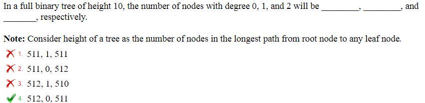 please explain in details .// In a full binary tree of