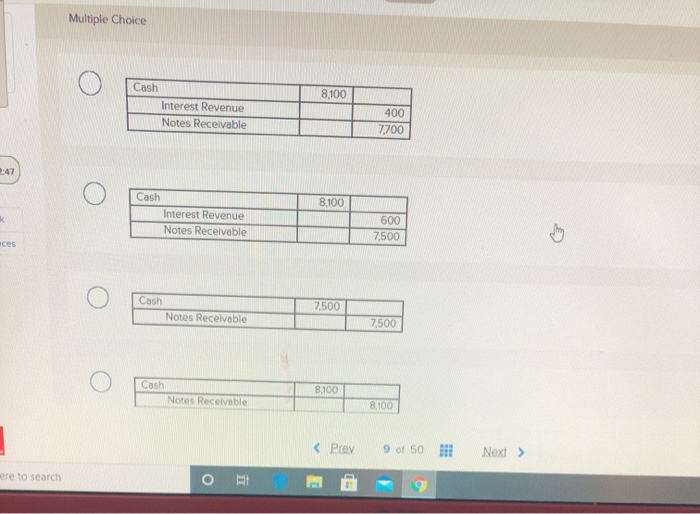 1, 2018, Sanger Corp. lends cash and accepts a $7,500 note receivable