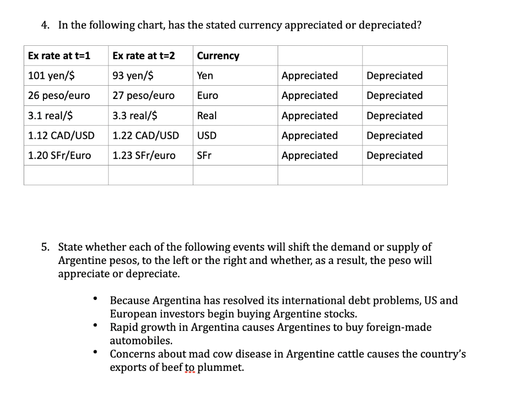 Please help me answer the both Questions, Thank you. 4. In the