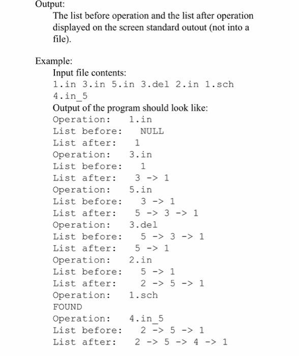 a file and NOT from command line unless specified. A command line