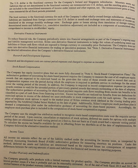 for employee stock option activity? For RU activity? For activity under the