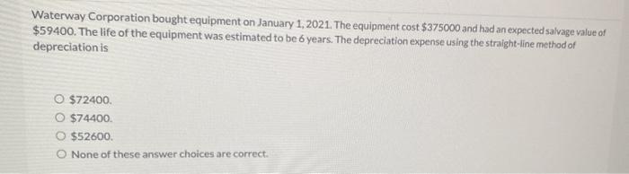 estimated 120000 units over its useful life. Estimated salvage value at the