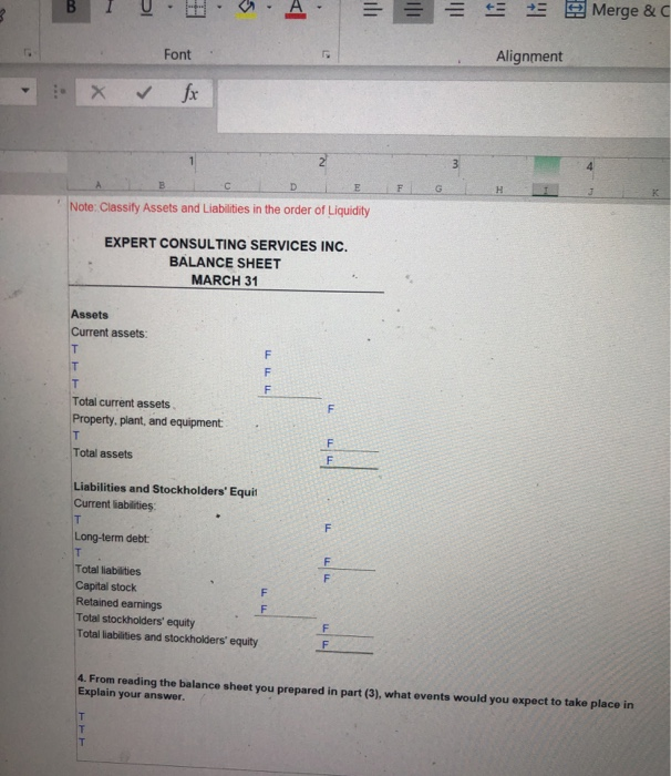 for data entry. Enter text in the T cells, formulas in the