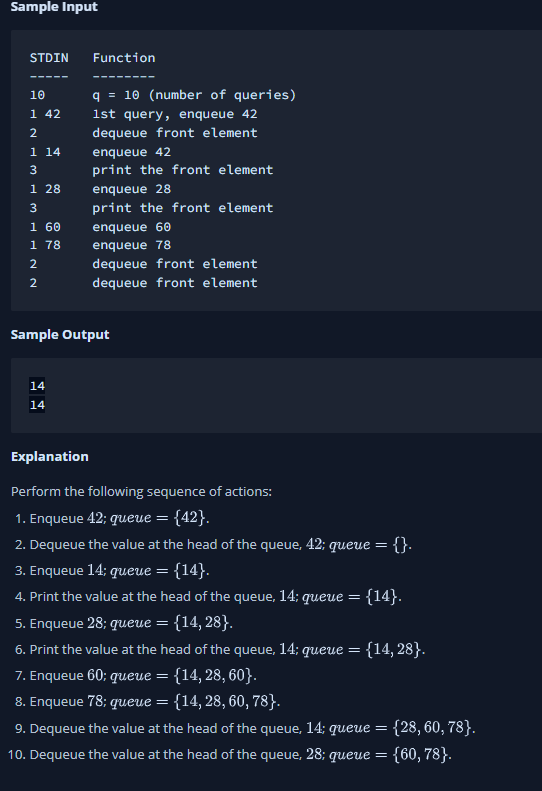 which elements were added to it, allowing the oldest elements to be