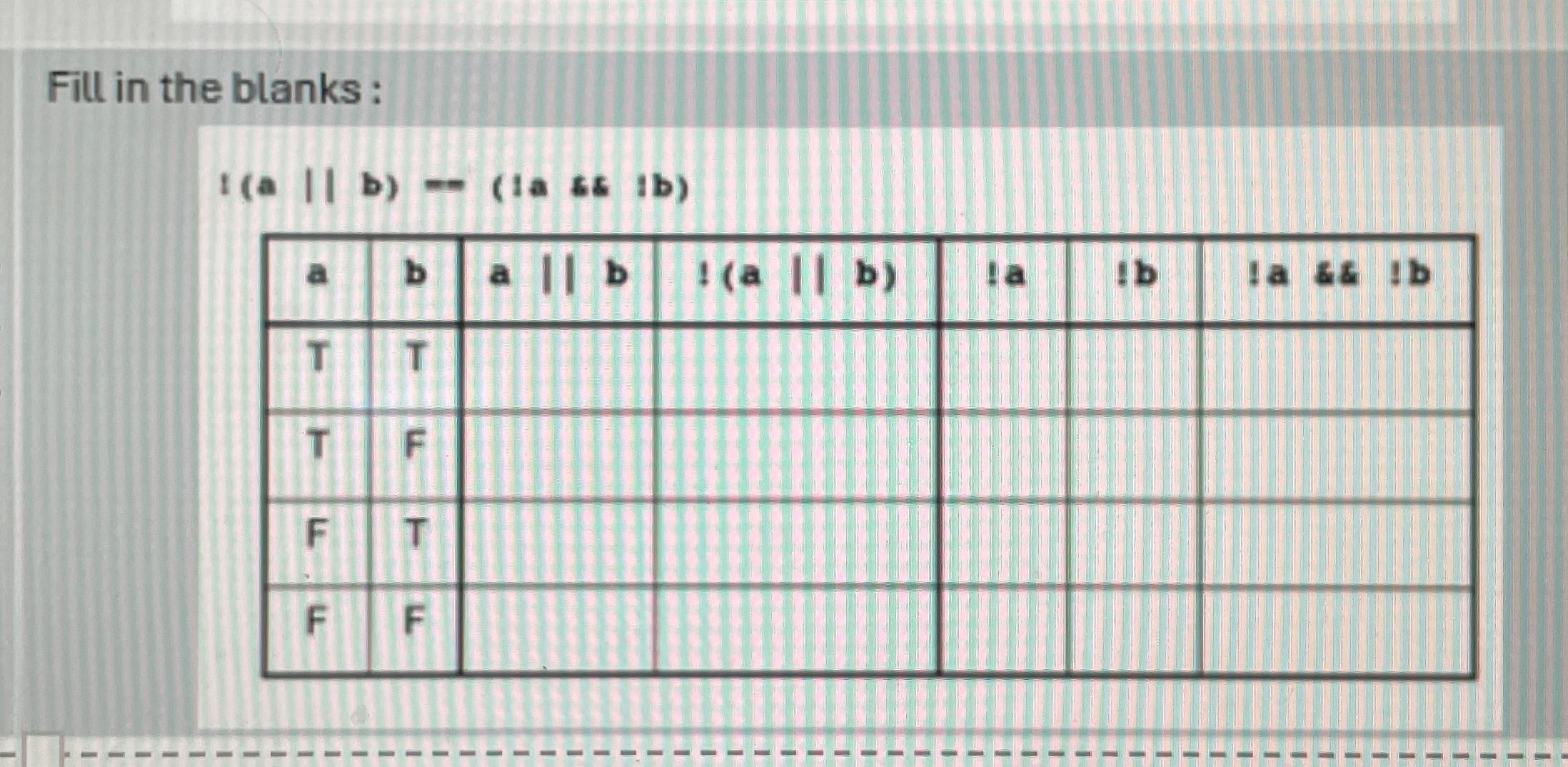  Fill in the blanks : ib 