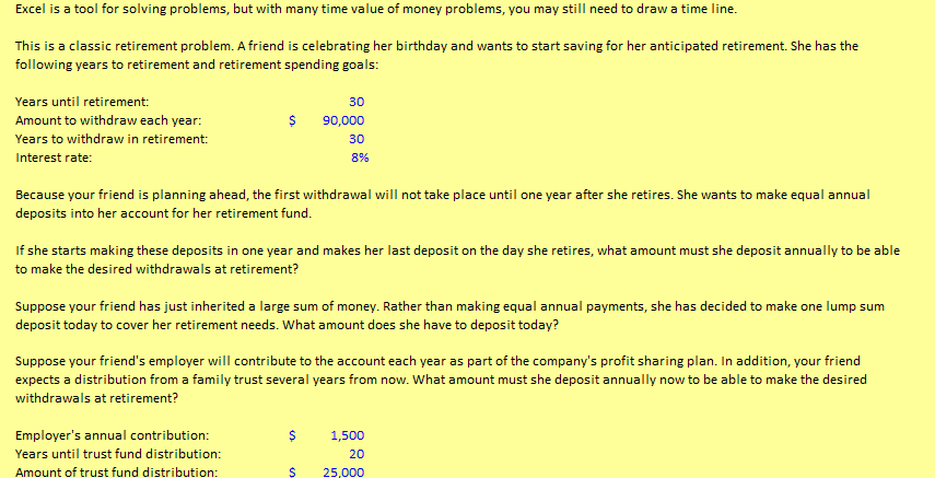 Excel is a tool for solving problems, but with many time