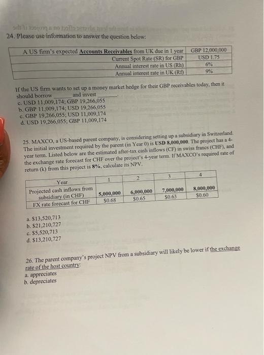  bho no bolsa 24. Please use information to answer the question