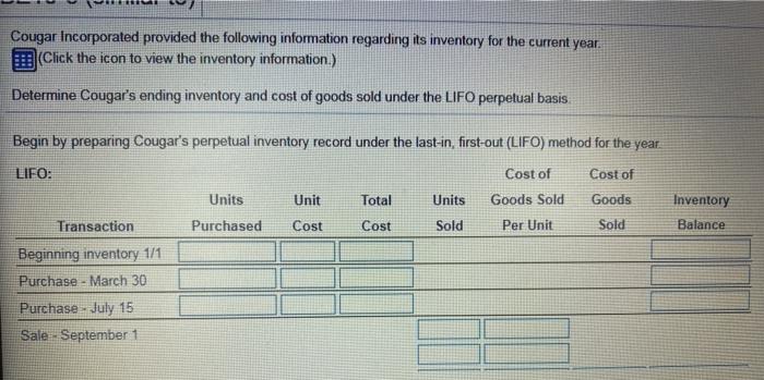 5,000 $55 Beginning inventory 1/1 Purchases $275,000 March 30 62 3,500 800